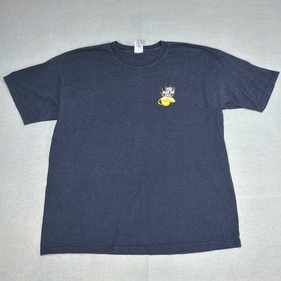 Gildan Waste Management WM Fuel Your Future Graphic T-Shirt Mens XL Navy Blue
